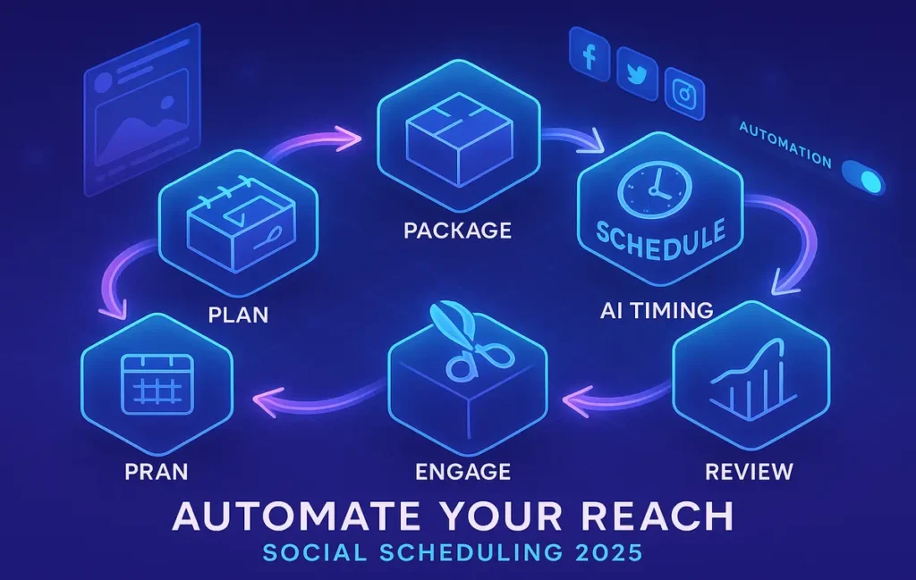 How to Automate Your Social Media Scheduling (2025 Step-by-Step Guide) - NerdChips Featured Image