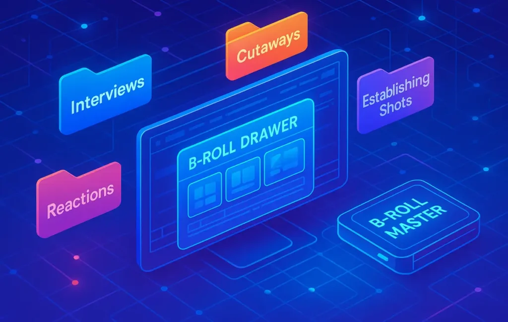 B-Roll Systems: Capture, Organize & Reuse Without Wasting Time - NerdChips Featured Image