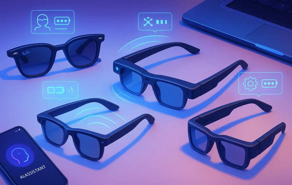 Best Smart Glasses of 2025 Reviewed: Style, AI Skills, and Real-World Battery Life - NerdChips Featured Image