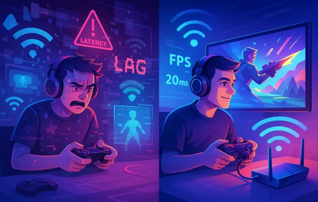 Cloud Gaming Gear: Controllers, Routers & Latency Fixes - NerdChips Featured Image