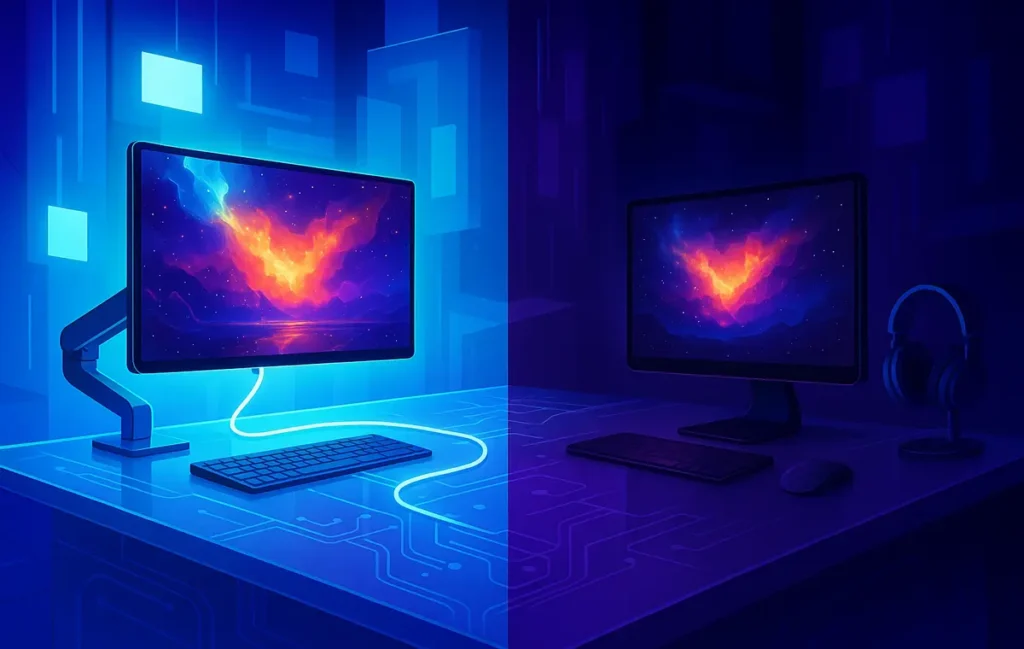 The Future of Displays (2025→2030): From OLED & Mini-LED to Micro-LED, TB5, and Beyond - NerdChips Featured Image