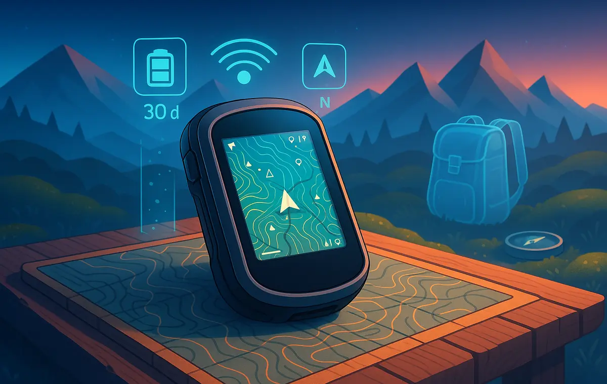 Garmin eTrex Touch: GPS Navigation with a Month-Long Battery - NerdChips Featured Image
