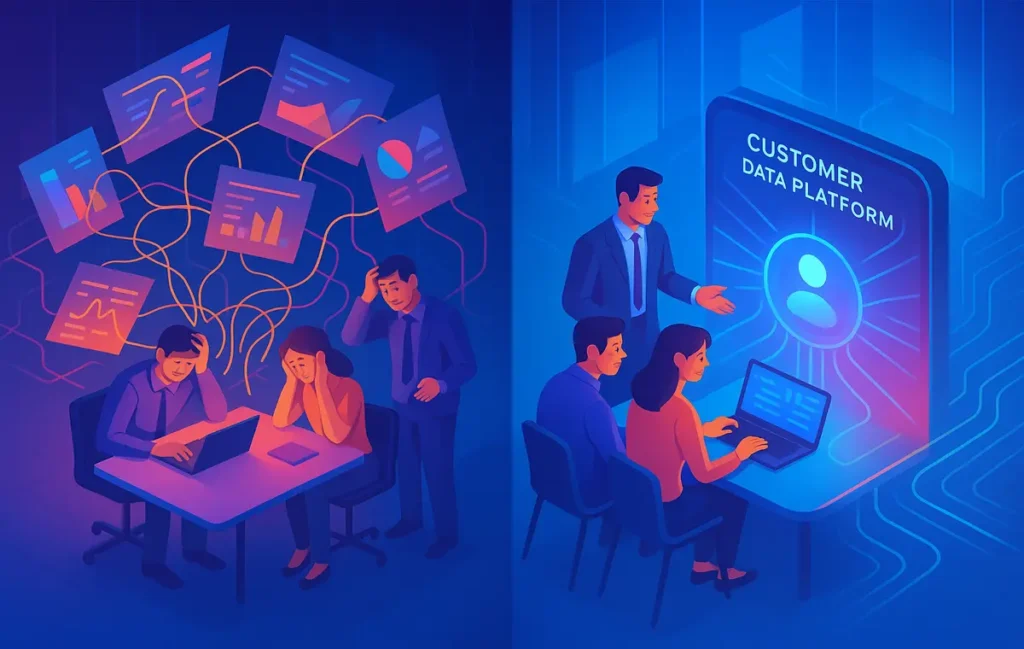 CDP for SMBs: Lightweight Customer Data Platforms that Actually Integrate - NerdChips Featured Image