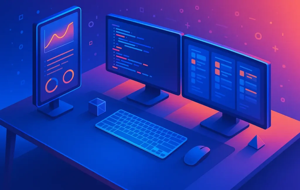 How to Set Up Multi-Monitor Productivity: The Ultimate Guide - NerdChips Featured Image