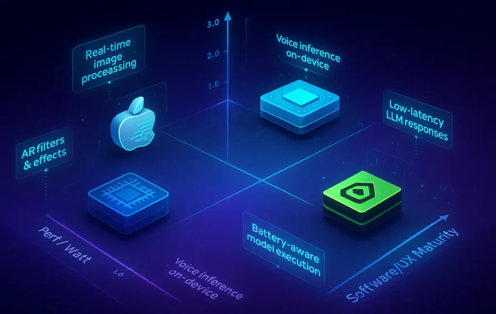On-Device AI Race: Apple, Qualcomm, Intel, NVIDIA—Who’s Winning What? - NerdChips Featured Image
