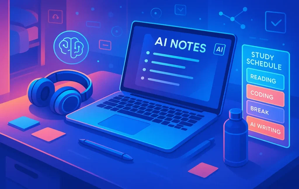 Productivity Hacks for College Students Using AI (2025 Guide) - NerdChips Featured Image