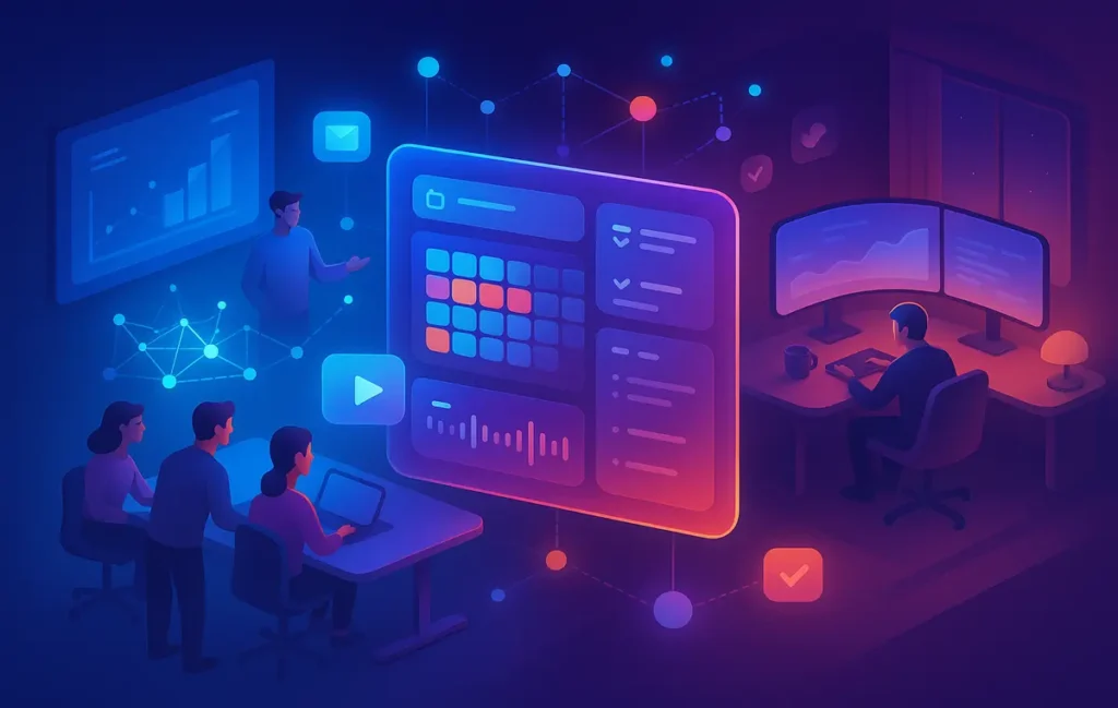 Productivity Tools for Hybrid Work: The 2025 Essential Stack - NerdChips Featured Image