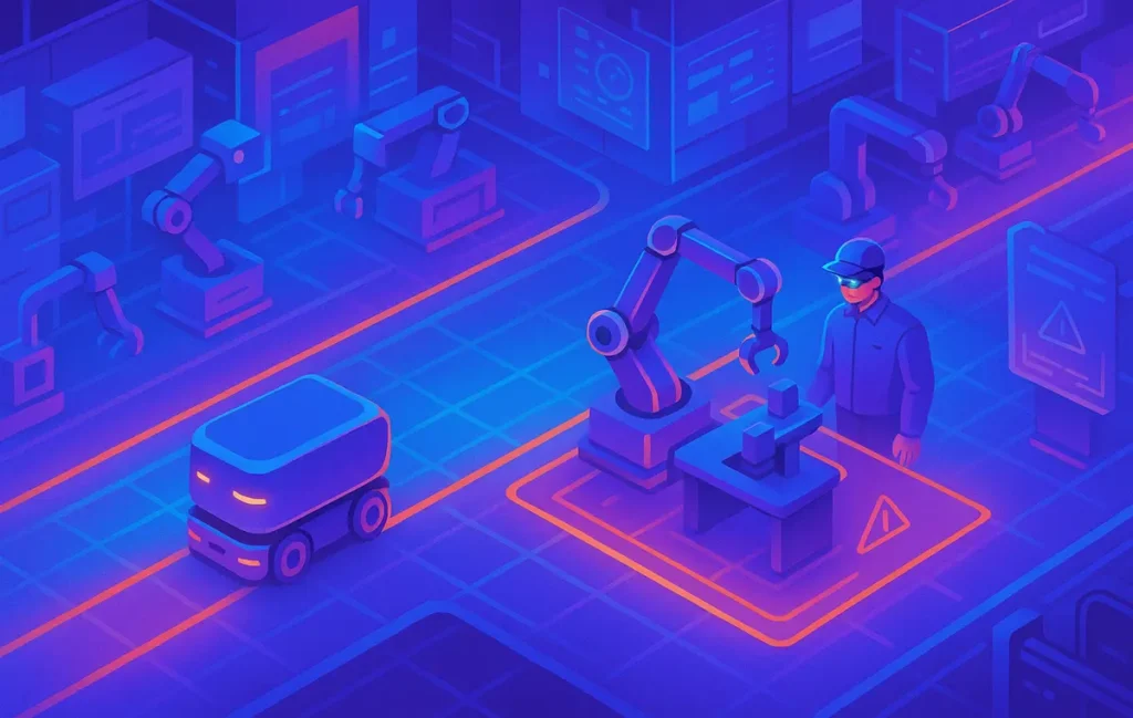 Robotics Startups Changing Manufacturing in 2025: The Quiet Revolution on the Factory Floor - NerdChips Featured Image