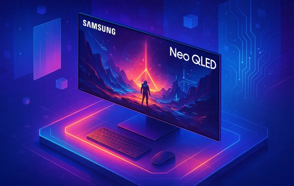 In-Depth Review: Samsung’s Neo QLED Monitors in 2025 - NerdChips Featured Image