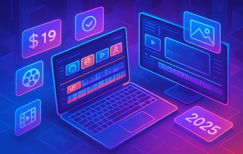 Stock Footage Platforms in 2025: Best for Creators on a Budget - NerdChips Featured Image