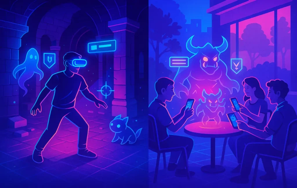 VR vs AR Games: Which Future Wins? - NerdChips Featured Image