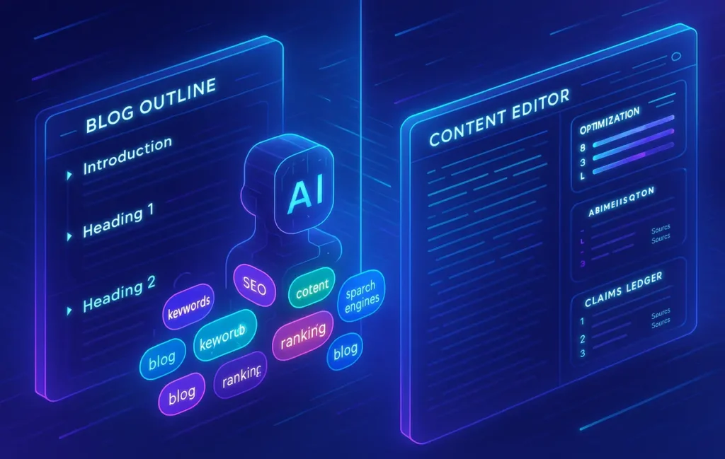 How to Write SEO Blog Posts Faster with AI (Without Killing Quality) - NerdChips Featured Image