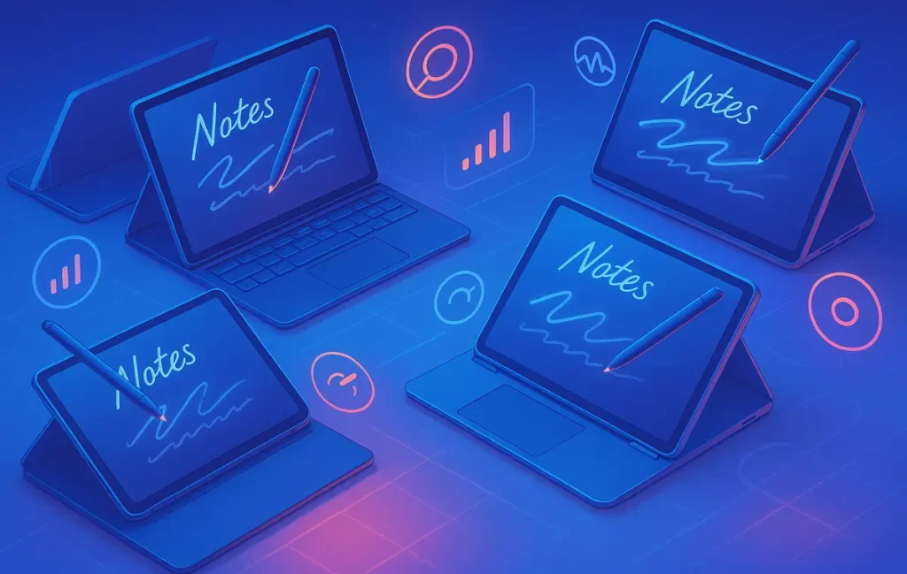 2-in-1 Laptops for Note-Takers (Pen Latency Tested — 2025 Results) - NerdChips Featured Image