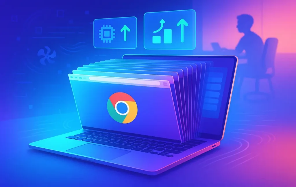 Browser Tab Snoozers That Actually Reduce CPU (2025 Chrome Guide) - NerdChips Featured Image