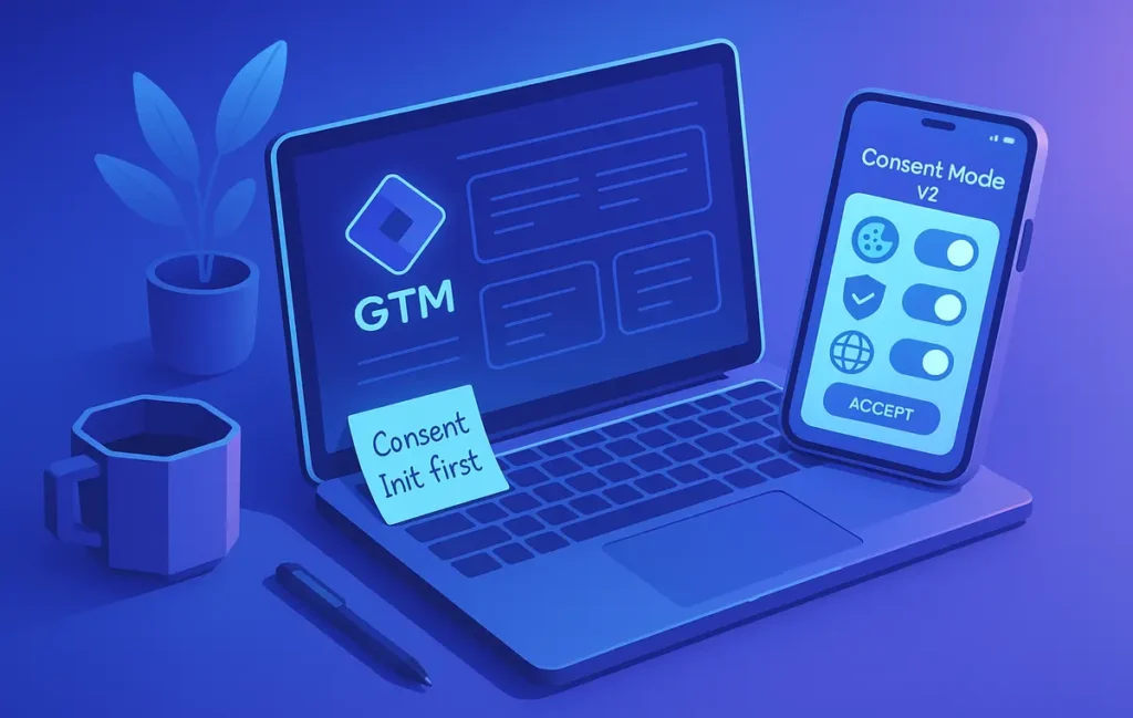 Consent Mode v2 in Plain English (SMB Setup Guide 2025) - NerdChips Featured Image