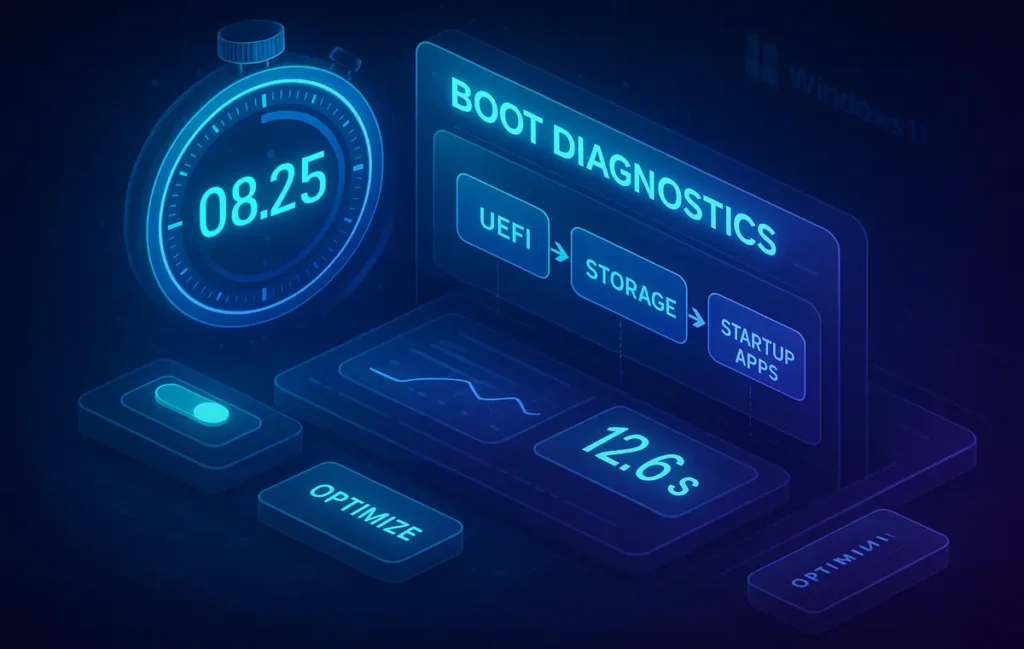 Pro Tips for Faster PC Boot Times in Windows 11 (2025 Edition) - NerdChips Featured Image