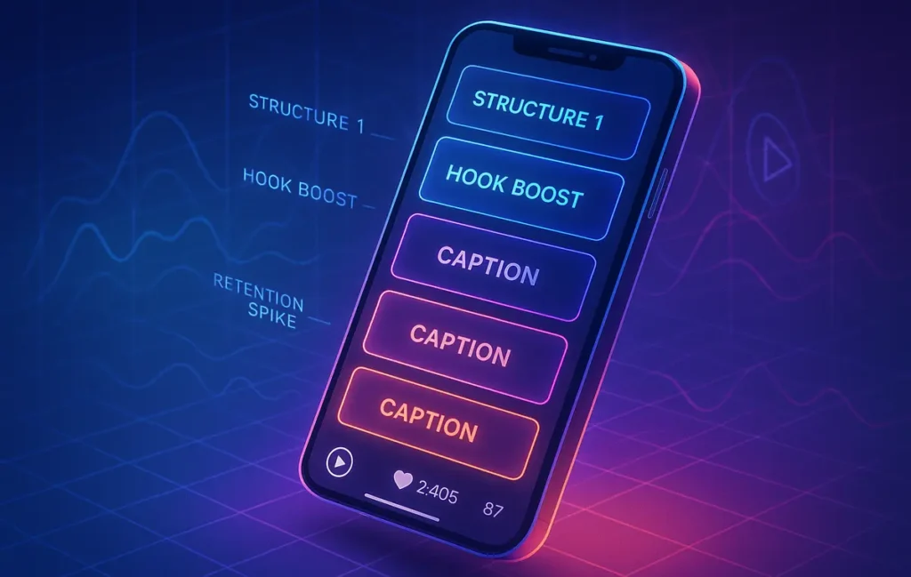 Caption Systems for Reels: 5 Structures That Actually Increase Retention (2025 Guide) - NerdChips Featured Image