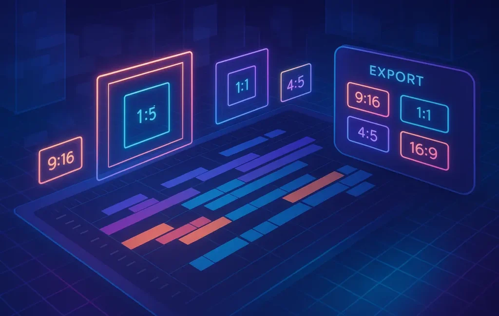 Multi-Platform Aspect Ratios Without Re-Editing: The Preset Pack Workflow (2025 Guide) - NerdChips Featured Image