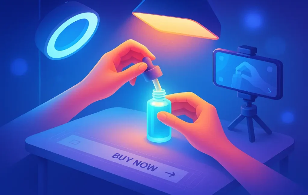 D2C Product Demos Shot on Phones: Lighting Layouts That Convert - NerdChips Featured Image