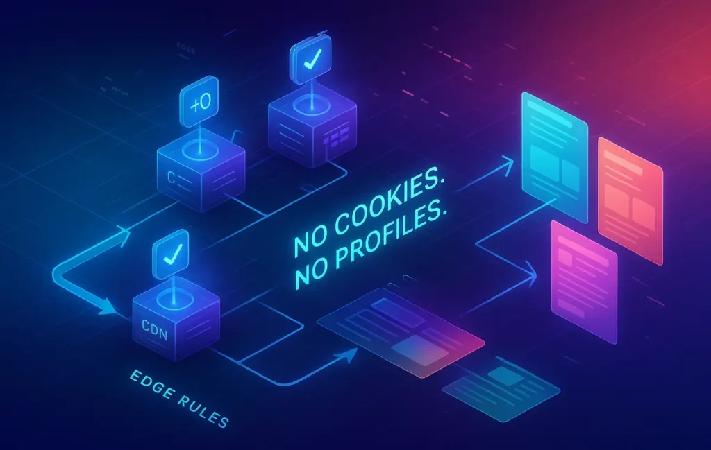 Privacy-Safe Personalization Using Edge Rules (2025 Guide for Marketers & Engineers) - NerdChips Featured Image
