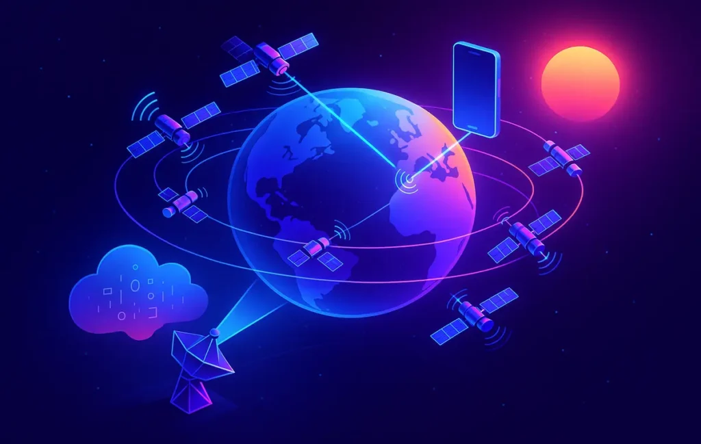 Satellite Internet in 2025: The Quiet Revolution Connecting the Last Mile (and the Next Billion) - NerdChips Featured Image