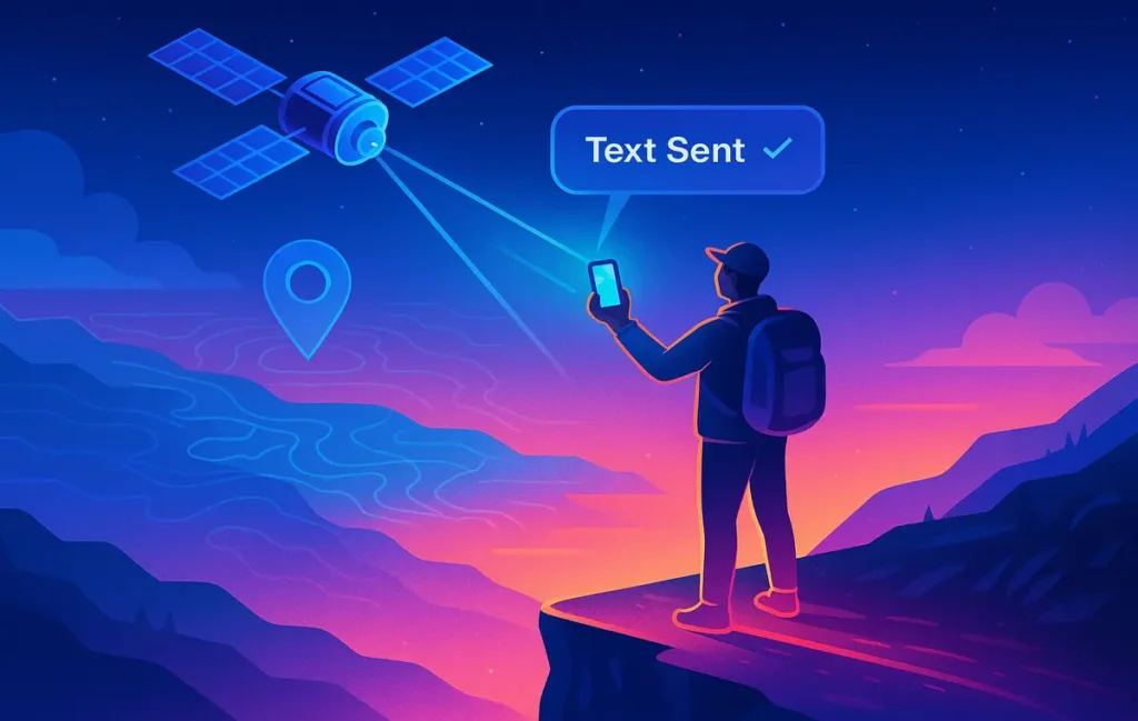 Satellite-SMS Goes Mainstream in 2025: Carriers & Plans That Actually Work Abroad - NerdChips Featured Image