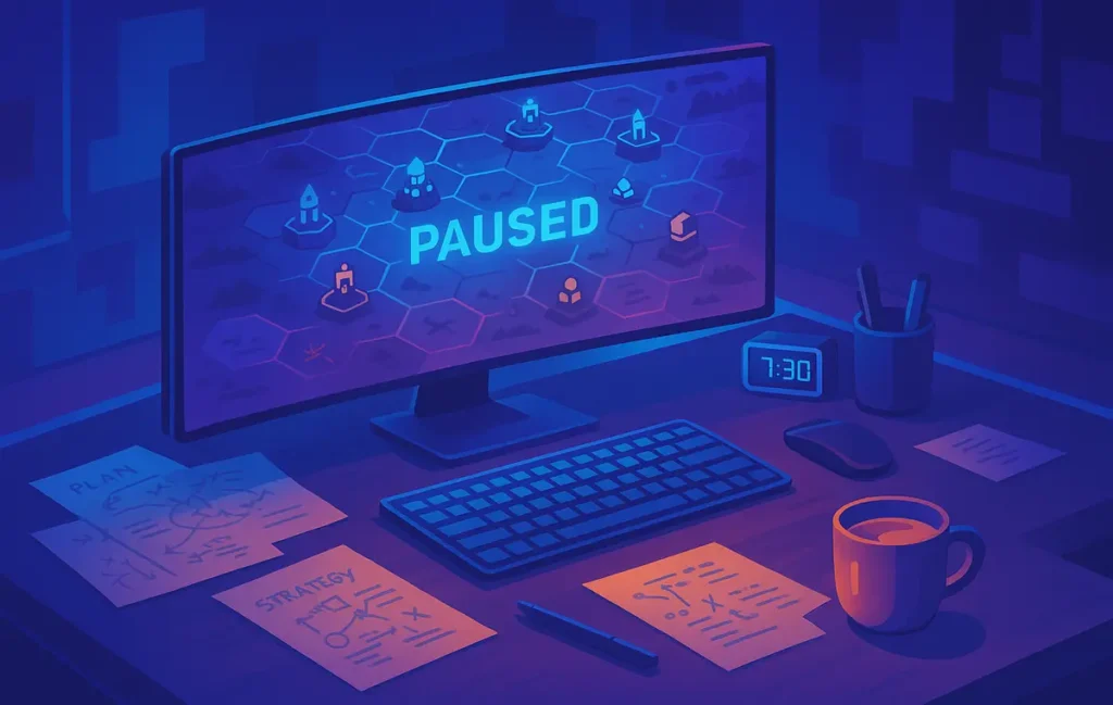 Strategy Games With Pause-Anywhere for Busy Adults (2025 Edition) - NerdChips Featured Image