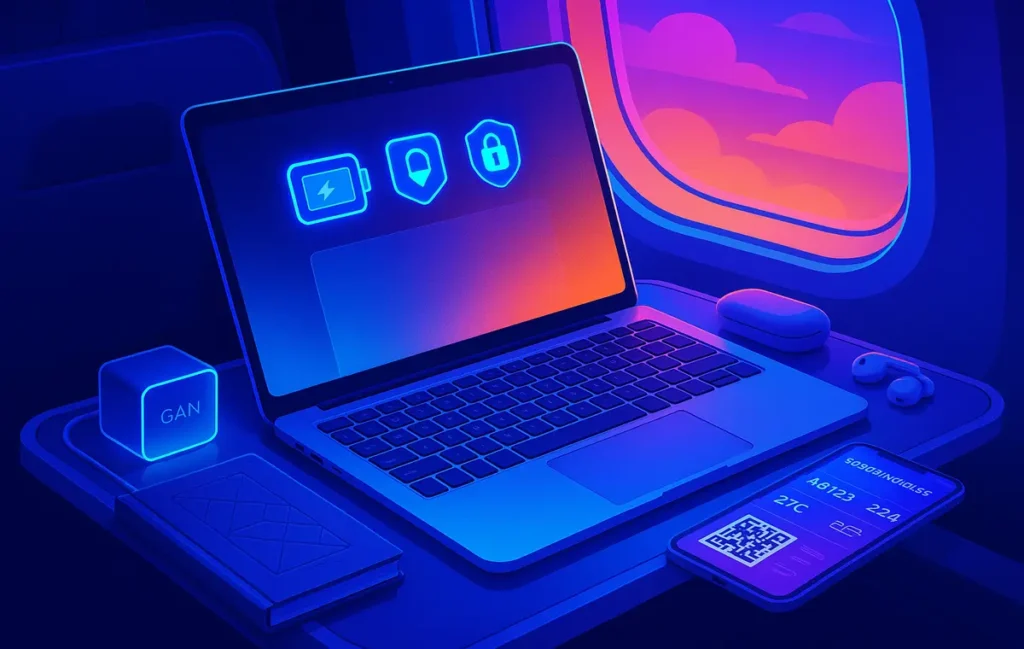 Make a Travel-Mode Profile for Your Laptop (Battery + Security SOP for 2025) - NerdChips Featured Image