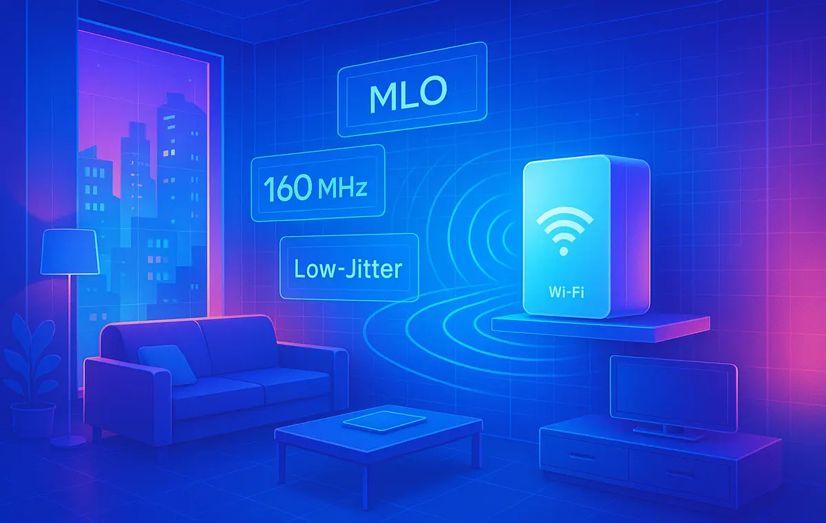 Wi-Fi 7 on Mid-Range Routers: Real Gains vs 6E for Apartments (2025) - NerdChips Featured Image