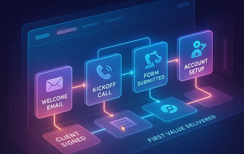 How to Automate Your Client Onboarding Process (Blueprint + Flow + SOP) - NerdChips Featured Image