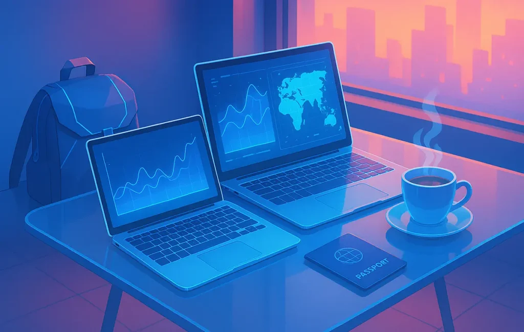 Portable Monitors for Digital Nomads: The Complete 2026 Guide to Dual-Screen Freedom - NerdChips Featured Image