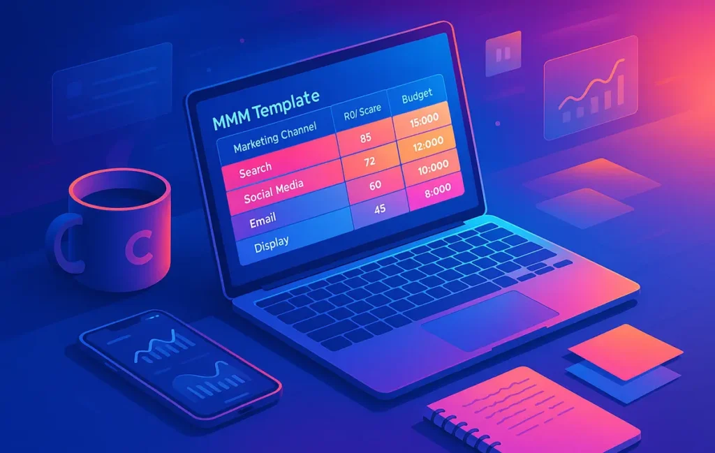 Simple Marketing Mix Modeling Template for Small Businesses (MMM for Tiny Budgets) - NerdChips Featured Image